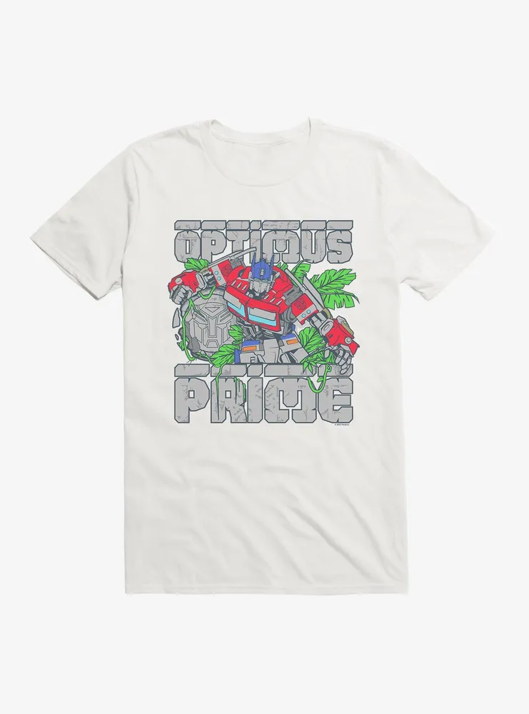 Transformers: Rise Of The Beasts Optimus Prime Jungle T-Shirt