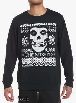 Misfits Fair Isle Fiend Skull Sweatshirt