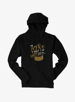 The Cruel Prince Sinister Enchantment Collection: King Is Not His Throne Nor Crown Hoodie