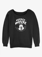 Disney100 Mickey Mouse Club Womens Slouchy Sweatshirt