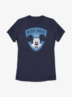 Disney100 Mickey Mouse Club Shield Womens T-Shirt