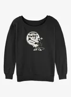 Disney100 Minnie Mouse Sassy And Sweet Since 1928 Womens Slouchy Sweatshirt