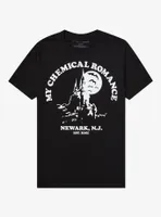 My Chemical Romance Haunted Castle Glow-In-The-Dark Boyfriend Fit Girls T-Shirt