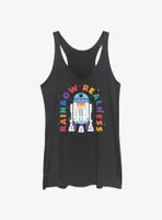 Star Wars R2D2 Rainbow Realness Pride Tank Top