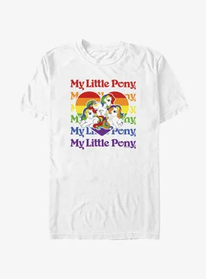 My Little Pony Rainbow Name Stack Pride T-Shirt