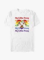 My Little Pony Rainbow Name Stack Pride T-Shirt