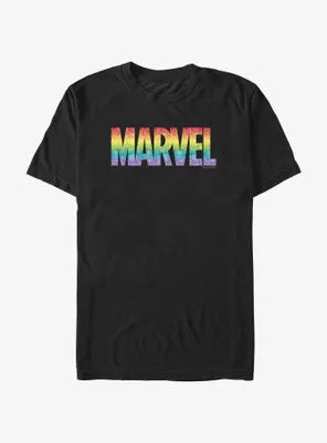 Marvel Avengers Multiple Rainbows Pride T-Shirt