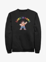 Steven Universe Love Is Pride Sweatshirt