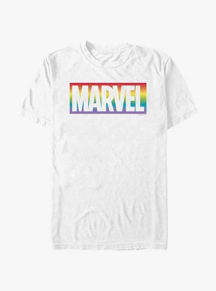 Marvel Avengers Rainbow Logo Pride T-Shirt