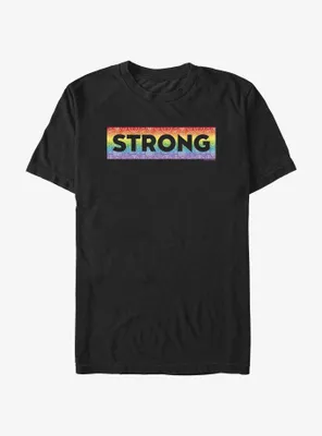 Marvel Avengers Strong Boxed Icons Pride T-Shirt