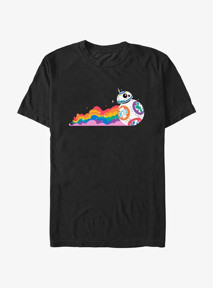 Star Wars BB8 Pride Colors Smoke T-Shirt