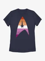 Star Trek Lesbian Flag Logo Pride T-Shirt