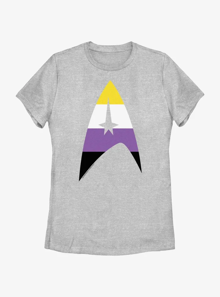 Star Trek Nonbinary Flag Logo Pride T-Shirt