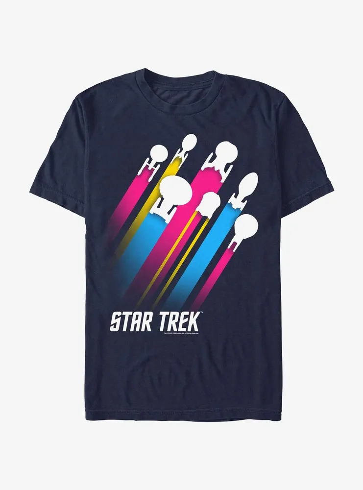 Star Trek Pansexual Flag Streaks Pride T-Shirt