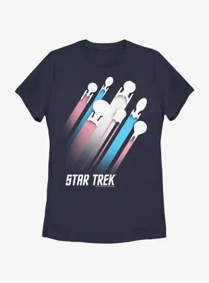 Star Trek Transgender Flag Streaks Pride T-Shirt