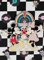 Loungefly Disney Mickey Mouse & Minnie Mouse Jukebox Dance Moving Enamel Pin