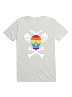 LGBT Halloween Rainbow Skull T-Shirt