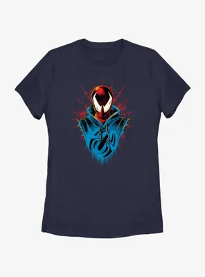 Marvel Spider-Man: Across The Spiderverse Scarlet Spider Head Womens T-Shirt