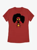 Marvel Spider-Man: Across The Spiderverse Jessica Drew Portrait Womens T-Shirt