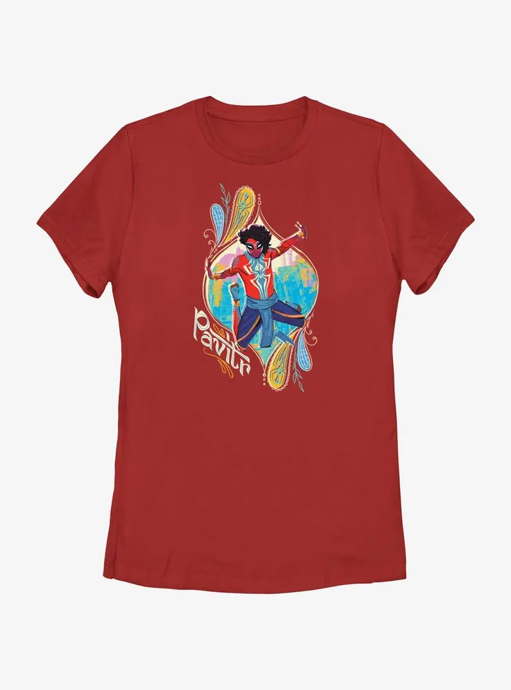 Marvel Spider-Man: Across The Spiderverse Pavitr Jump Womens T-Shirt