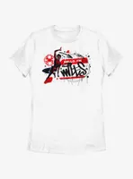 Marvel Spider-Man: Across The Spiderverse Miles Name Tag Womens T-Shirt