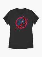 Marvel Spider-Man: Across The Spiderverse Scarlet Spider Badge Womens T-Shirt