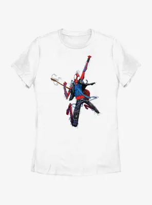 Marvel Spider-Man: Across The Spiderverse Spider-Punk Womens T-Shirt