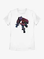 Marvel Spider-Man: Across The Spiderverse Cyborg Spider-Woman Pose Womens T-Shirt