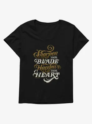 The Cruel Prince Sinister Enchantment Collection: Sharpen Your Blade Womens T-Shirt Plus