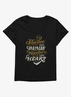The Cruel Prince Sinister Enchantment Collection: Sharpen Your Blade Womens T-Shirt Plus