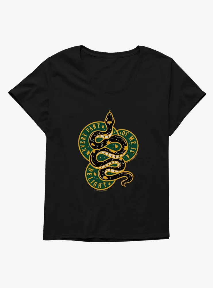 The Cruel Prince Sinister Enchantment Collection: Snake Delight Womens T-Shirt Plus