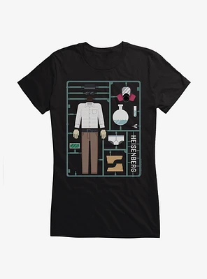 Breaking Bad Heisenberg Action Figure Girls T-Shirt