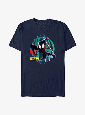 Marvel Spider-Man: Across the Spider-Verse Miles Morales Badge Extra Soft T-Shirt