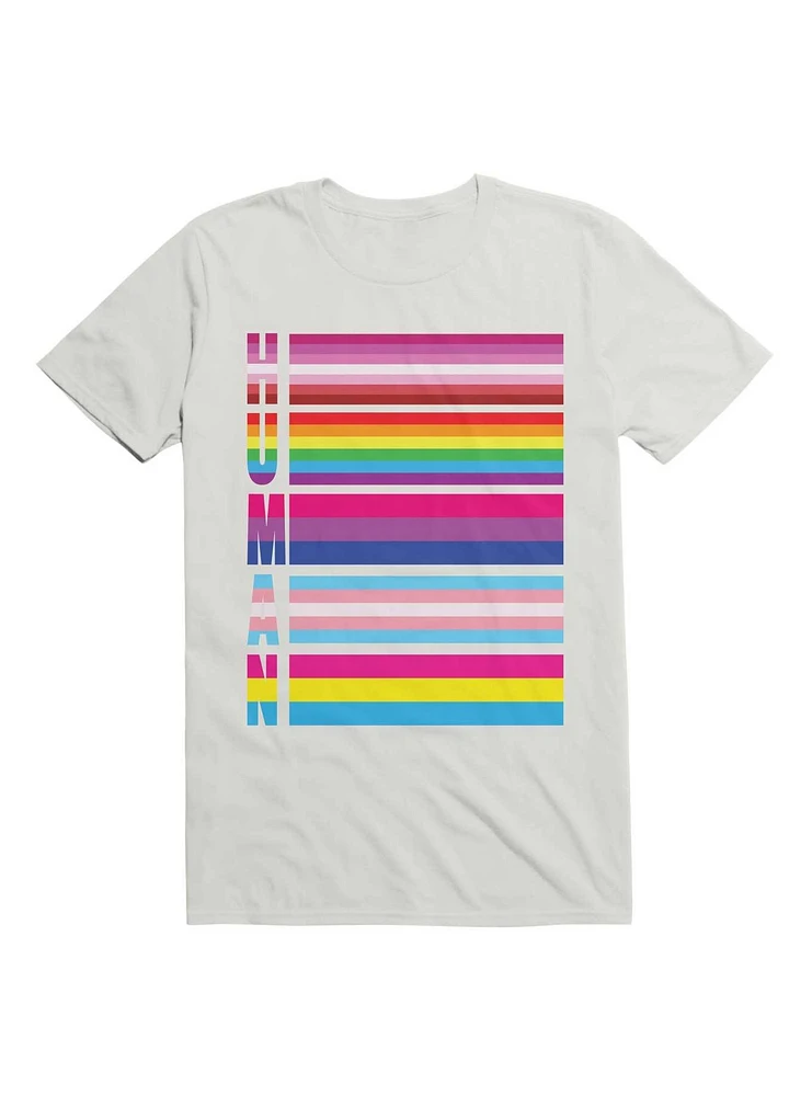 Human LGBT Flags T-Shirt