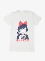 Studio Ghibli Kiki's Delivery Service Retro Portrait Womens T-Shirt