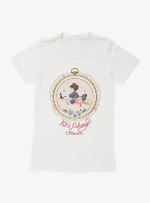 Studio Ghibli Kiki's Delivery Service Sewing Patch Womens T-Shirt