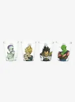 Dragon Ball Z Heroes and Villains Character Mini Glass Set