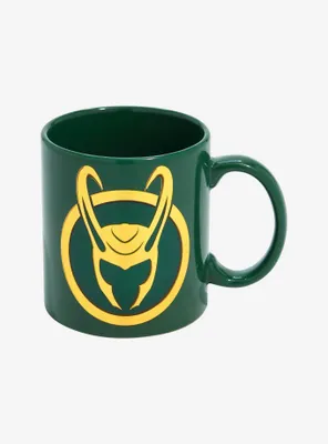 Marvel Loki Helmet Symbol Mug