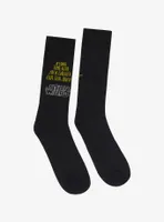 Star Wars Opening Credits Glow-in-the-Dark Crew Socks