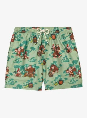 OppoSuits Nintendo Donkey Kong & Diddy Allover Print Shorts