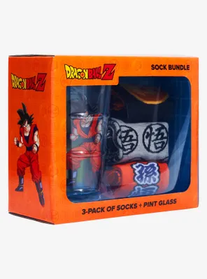 Dragon Ball Z Pint Glass & Socks Gift Set