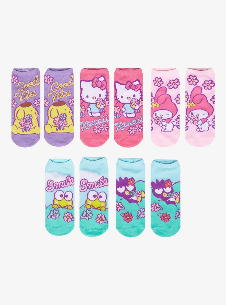 Sanrio Hello Kitty & Friends Floral Portraits Sock Set