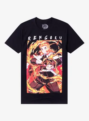 Demon Slayer: Kimetsu No Yaiba Rengoku Name T-Shirt