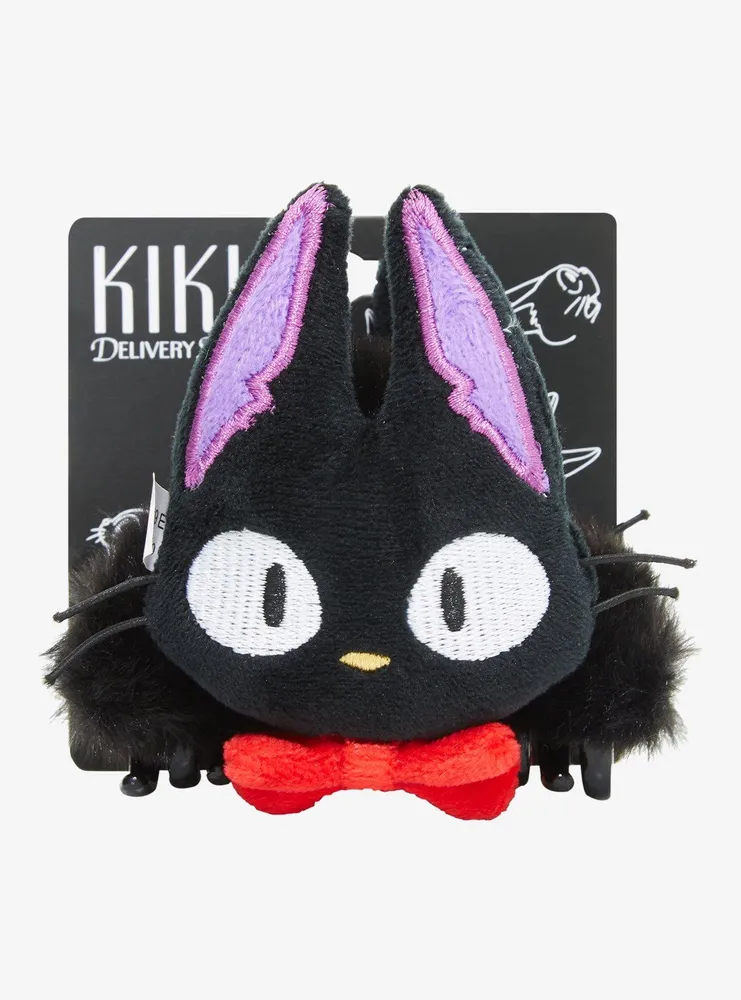 Studio Ghibli Kiki's Delivery Service Jiji Plush Figural Claw Clip - BoxLunch Exclusive