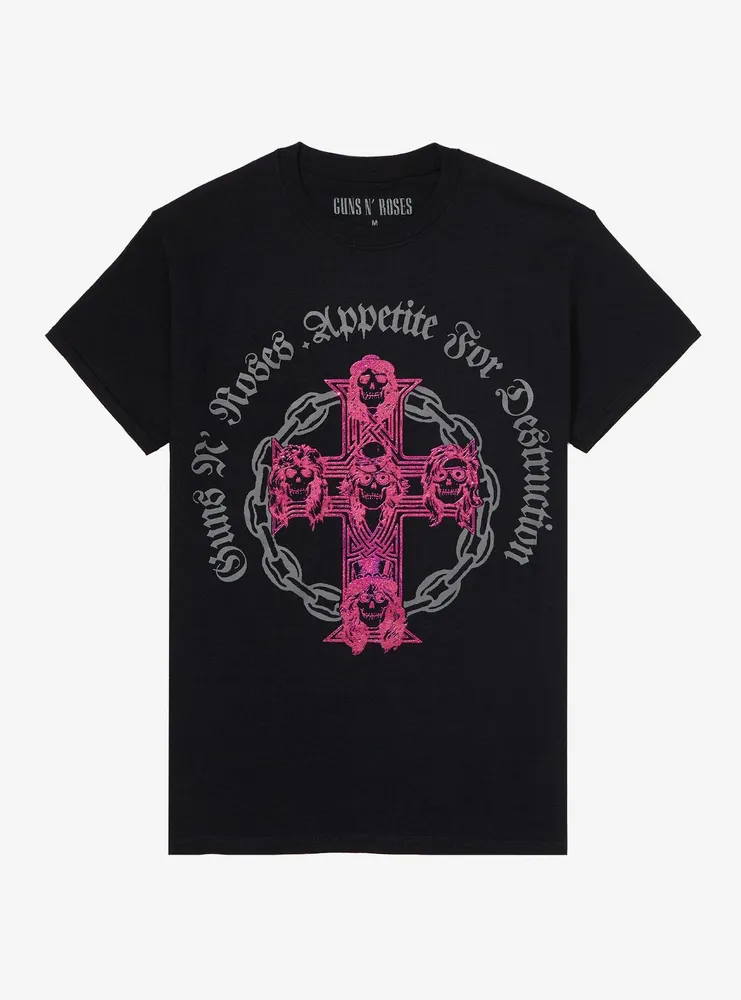 Guns N' Roses Appetite For Destruction Boyfriend Fit Girls T-Shirt