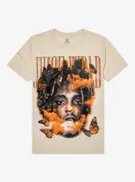 Juice WRLD Butterflies Portrait Boyfriend Fit Girls T-Shirt