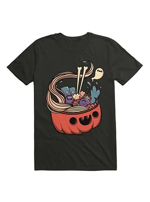 Monster Bowl Halloween Pumpkin T-Shirt