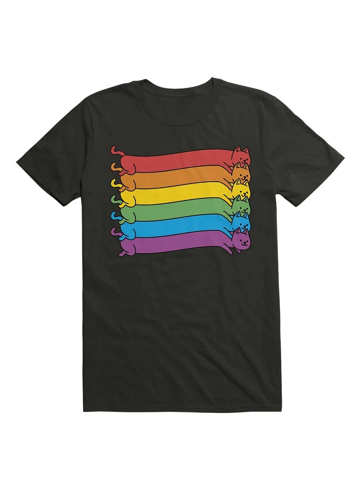 Rainbow Cats Pride Flag T-Shirt