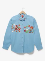 Strawberry Shortcake Embroidered Plus Shacket - BoxLunch Exclusive