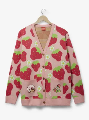 Strawberry Shortcake Allover Print Women's Cardigan - BoxLunch Exclusive
